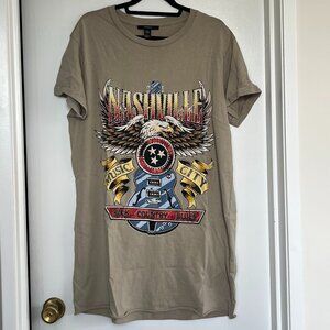 Forever21 Graphic Mini T-Shirt Dress NWOT